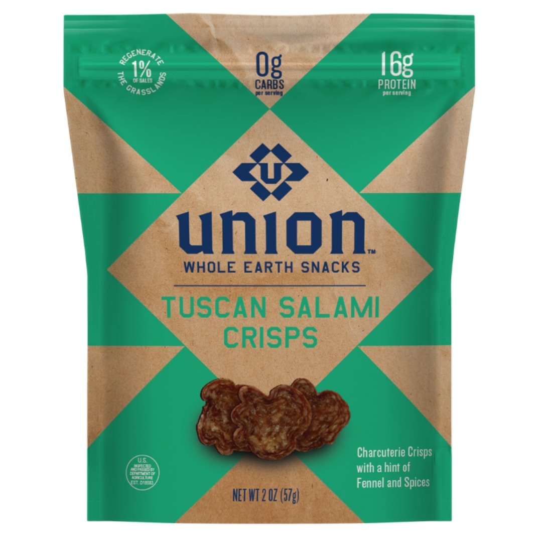 Tuscan Salami Crisps Bags 12 x 2.0oz by UNION