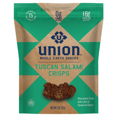 Tuscan Salami Crisps Bags 12 x 2.0oz by UNION