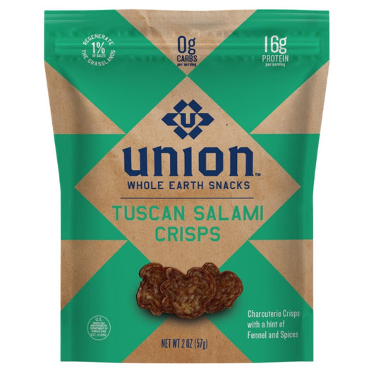 Tuscan Salami Crisps Bags 12 x 2.0oz by UNION