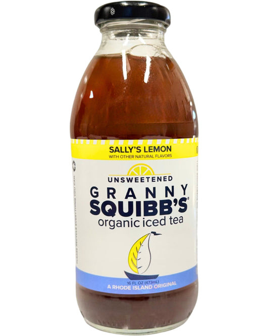 Sally's Lemon Unsweetened Organic Iced Tea 12 Pack