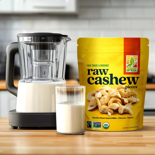 Certified Fair Trade Organic Cashew Pieces 3 Lb (Case of 10)