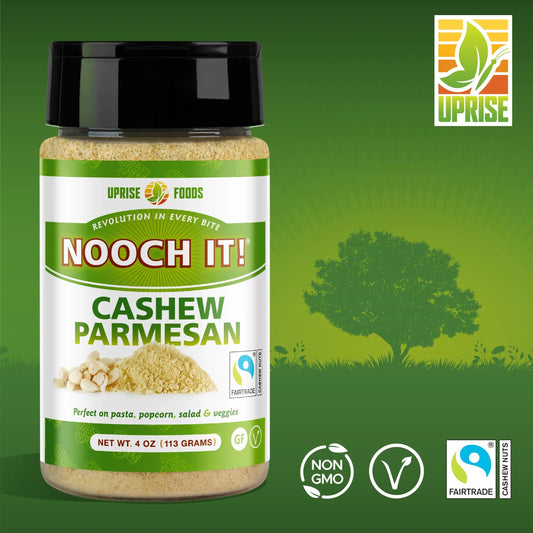 NOOCH IT! Fair Trade Cashew Parmesan – Vegan, Organic, 4oz