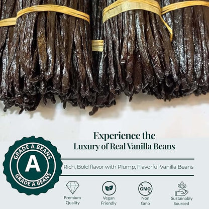 Premium Grade A Vanilla Beans Whole Bulk Pods