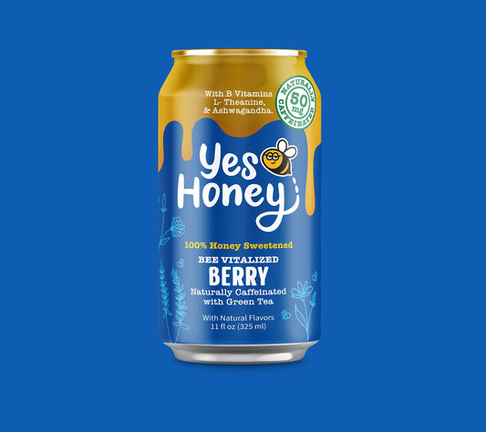 Bee Vitalized Sparkling Honey Sweetened Berry Tea